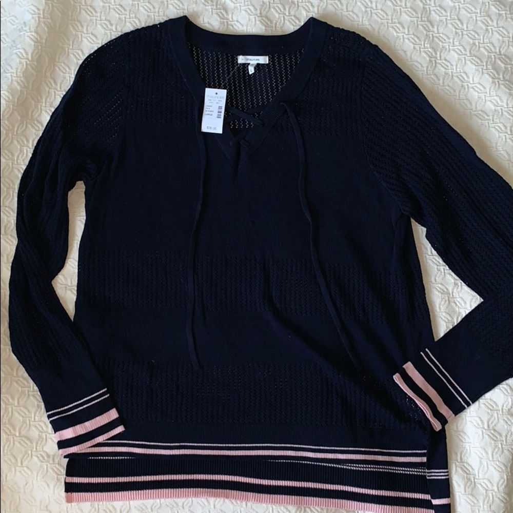 🌺NWT Maurice’s high low sweater sz.L